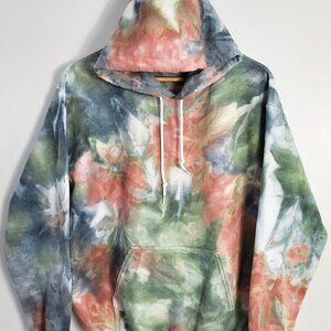 Tropical Garden Custom Tie-dye Sweatshirt or Hoodie - Sample